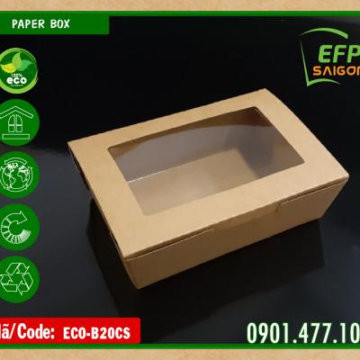 Hộp giấy kraft đựng cơm